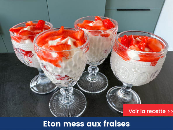 Eton mess aux fraises